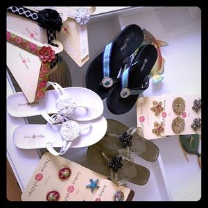 Lindsay Phillips 3 pairs flip flops